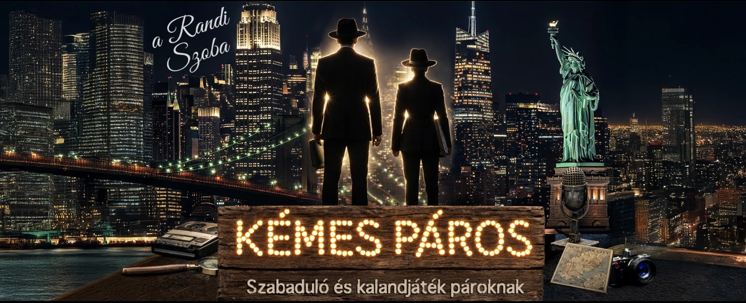 Kémes Páros szabadulószoba 2-4 fő részére a Magic Rooms-ban