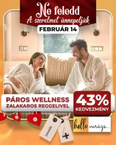 páros valentin napi zalakaros wellness reggelivel