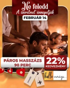 valentin napi paros masszazs bambusz fejmasszazs 90 perc